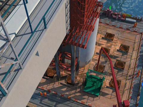 Build a bridge 3D Model