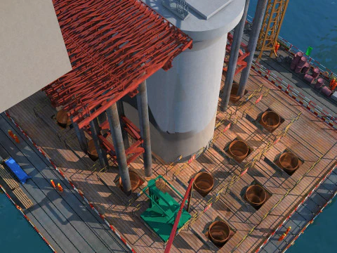 Build a bridge 3D Model