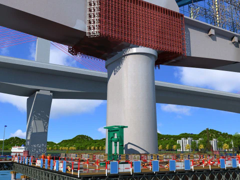 Build a bridge 3D Model