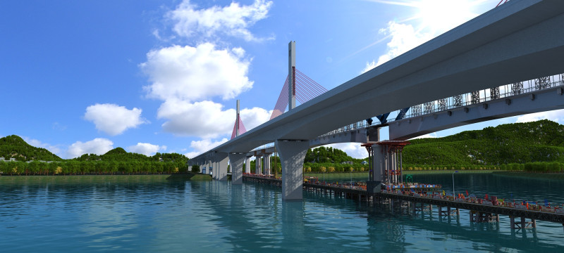 Build a bridge 3D Model .c4d .max .obj .3ds .fbx .stl .blend 