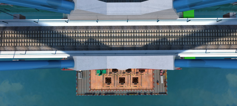 Build a bridge 3D 모델 .c4d .max .obj .3ds .fbx .stl .blend 