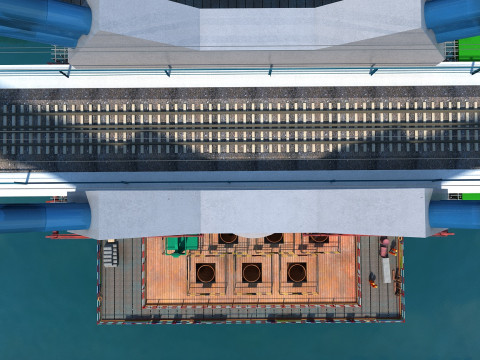 Build a bridge 3D Model