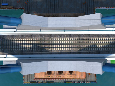 Build a bridge 3D 모델