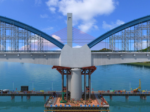 Build a bridge 3D Модель