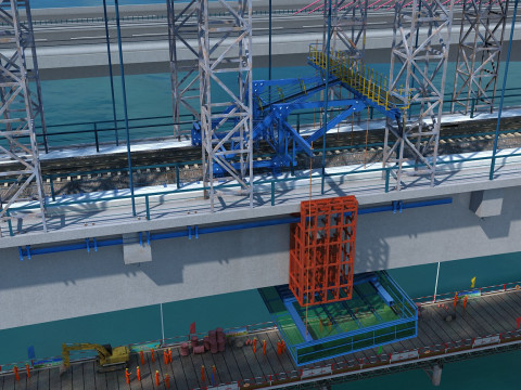 Build a bridge 3D Model