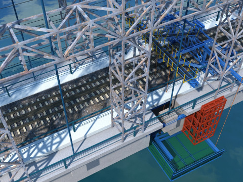 Build a bridge 3D Model