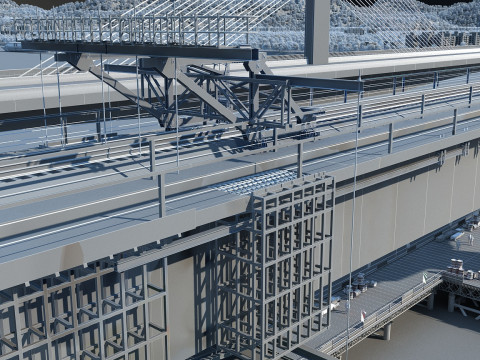 Build a bridge Model 3D