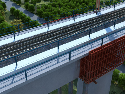Build a bridge Model 3D