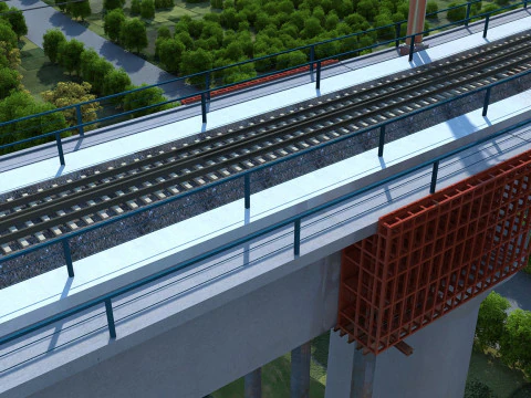 Build a bridge 3D Model