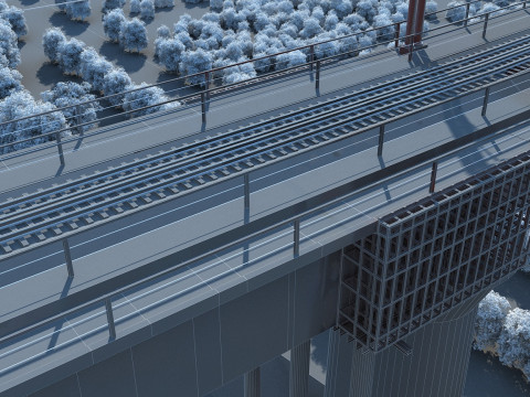 Build a bridge Model 3D