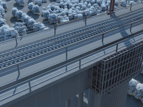 Build a bridge 3D Model
