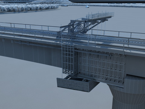 Build a bridge 3D Model