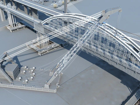 Construa uma ponte Modelo 3D
