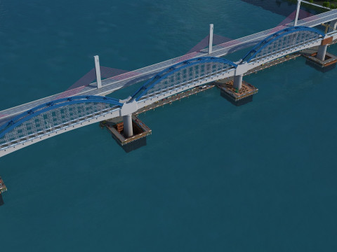 Build a bridge 3Dモデル