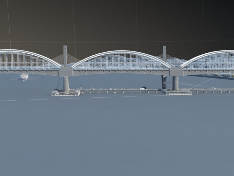 Build a bridge Modello 3D