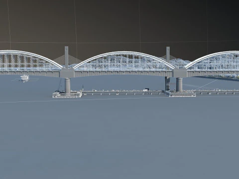 Build a bridge 3D Model