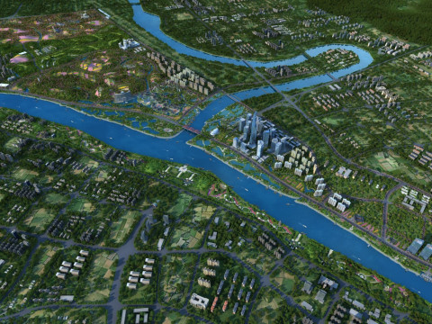Urban architecture 3D Model