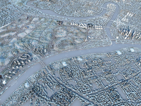 Urban architecture Modèle 3D