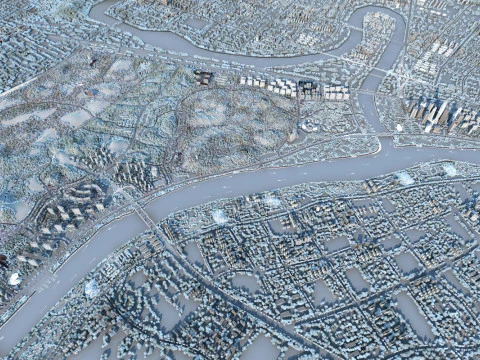 Urban architecture 3D Model