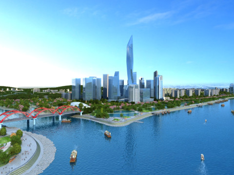 Urban architecture 3D Model