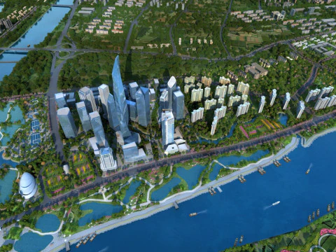 Urban architecture 3D Model