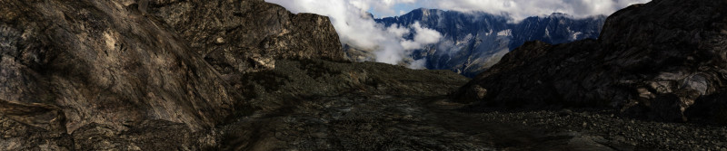 Mountain road 3D Model .c4d .max .obj .3ds .fbx .stl .blend 