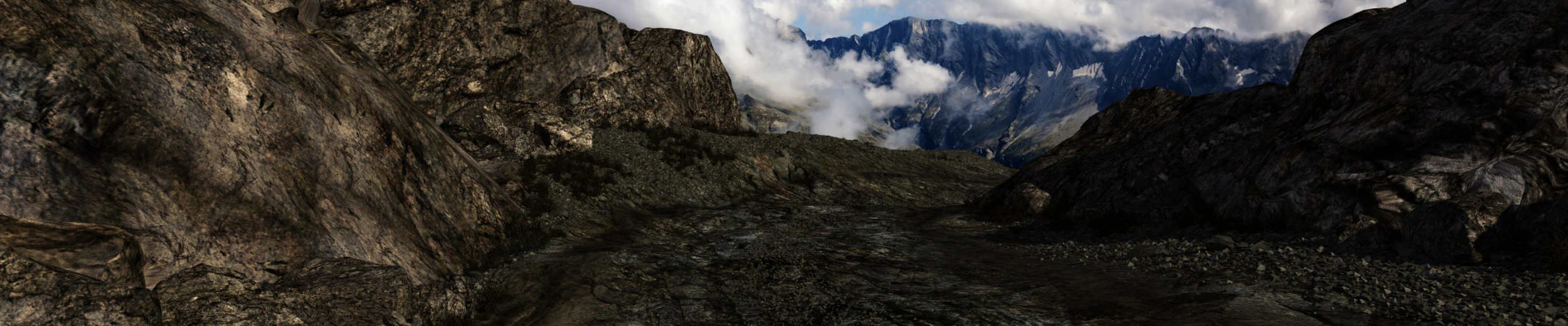 Mountain road 3D Model .c4d .max .obj .3ds .fbx .stl .blend