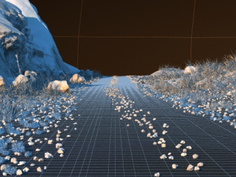 Mountain road 3D Модель