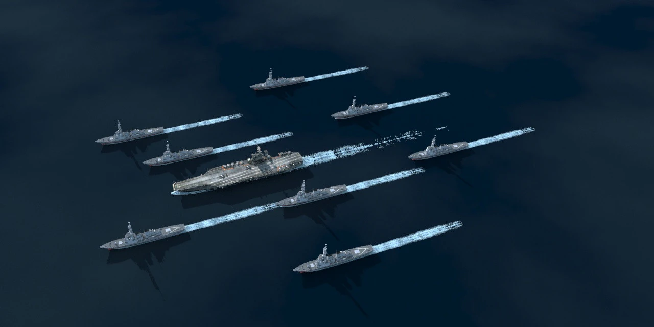 Fleet 3D Model .c4d .max .obj .3ds .fbx .stl .blend 