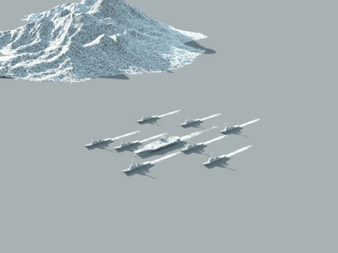 Fleet 3D Model