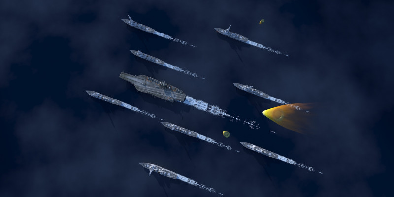 Fleet 3D Model .c4d .max .obj .3ds .fbx .stl .blend 