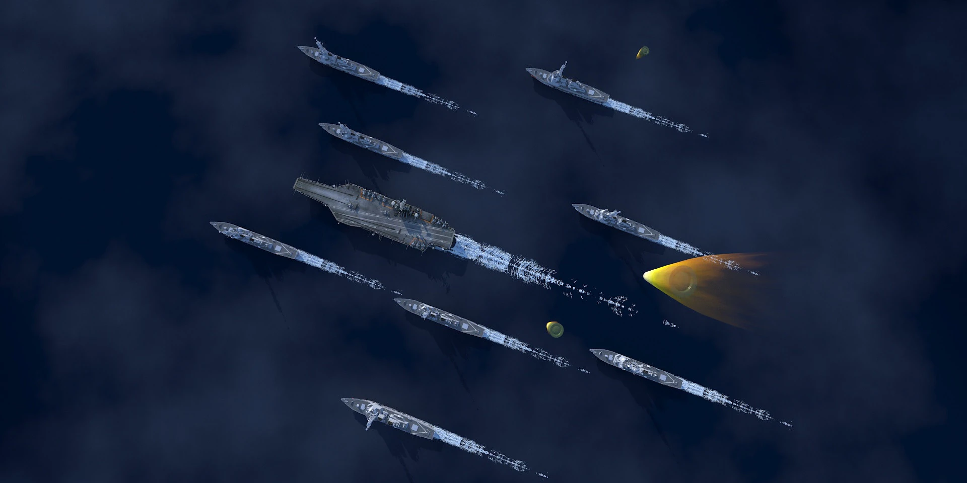 Fleet 3D Model .c4d .max .obj .3ds .fbx .stl .blend