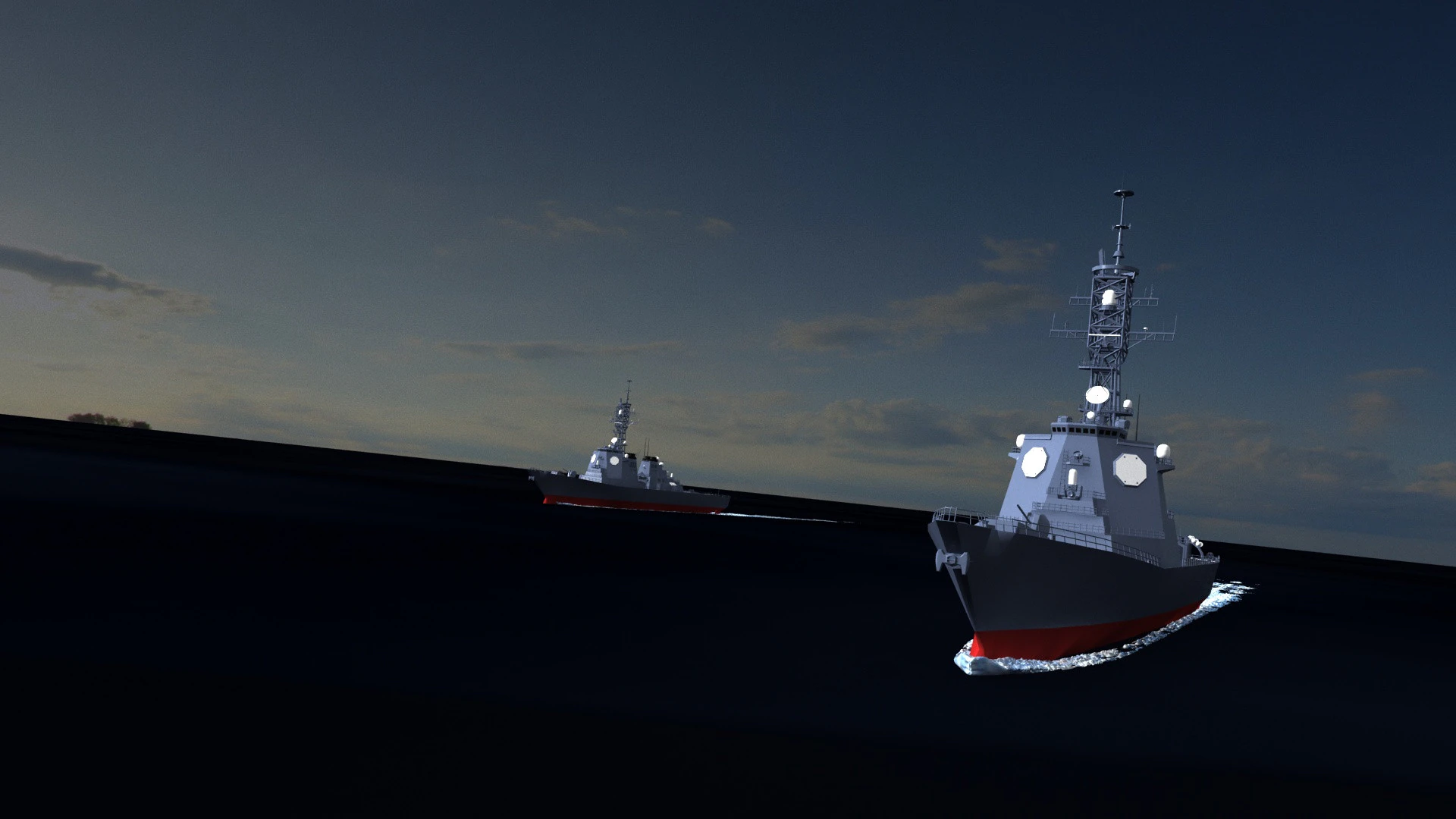 Fleet 3D Model .c4d .max .obj .3ds .fbx .stl .blend 