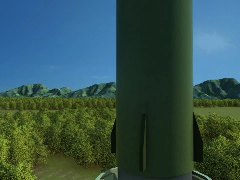 Missile launch 3D Model