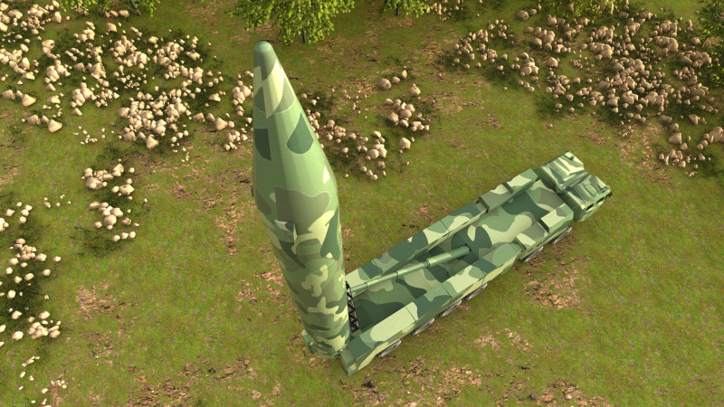 Missile launch 3D Model .c4d .max .obj .3ds .fbx .stl .blend 