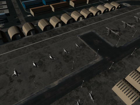 Military base 3D Model