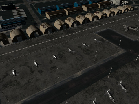Military base Model 3D