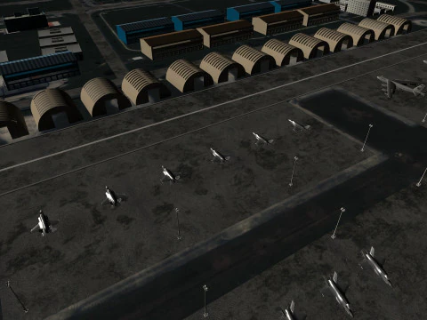Military base 3D Model