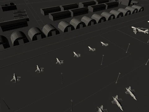 Military base 3D Model