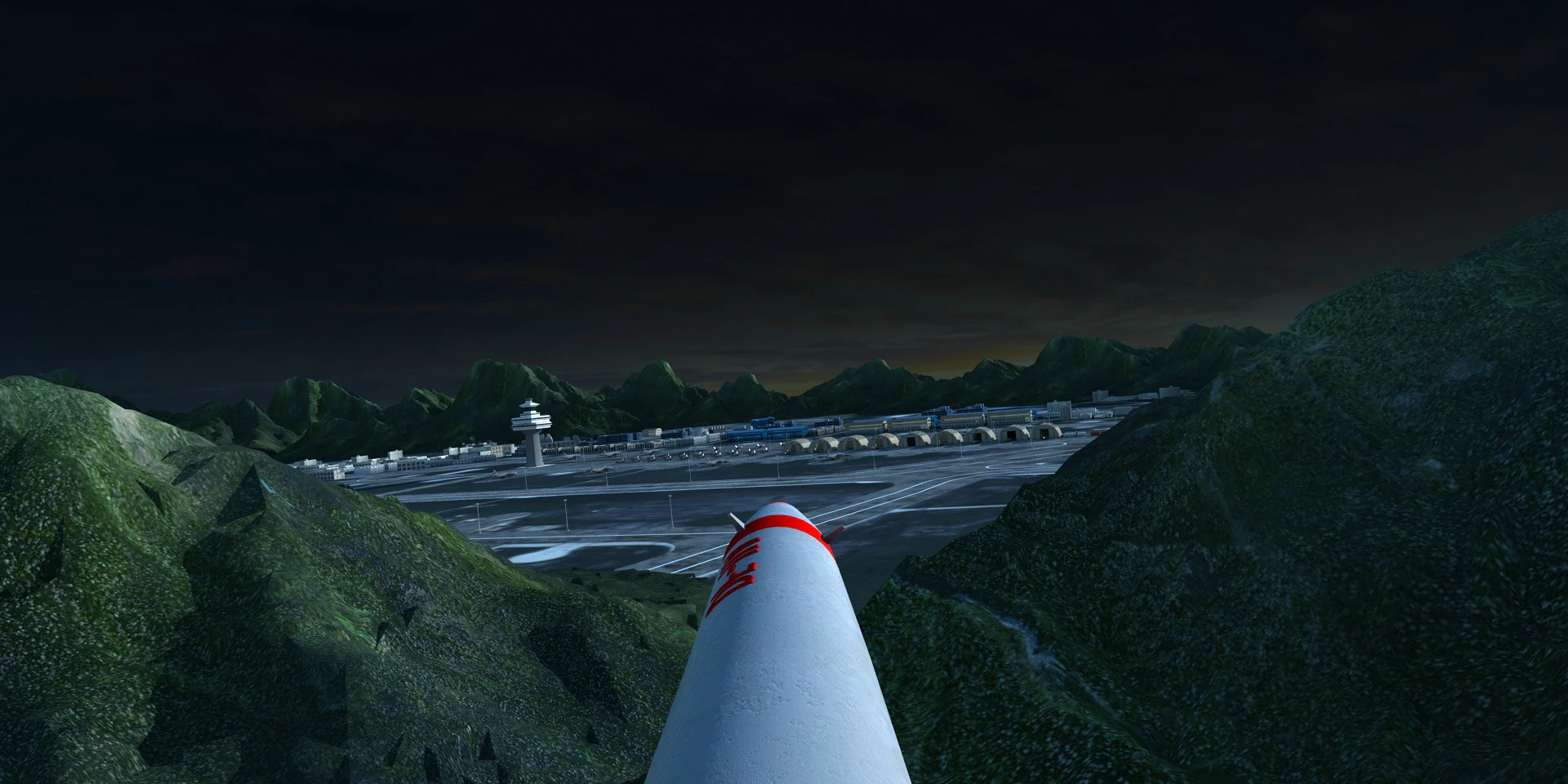 Military base 3D Model .c4d .max .obj .3ds .fbx .stl .blend