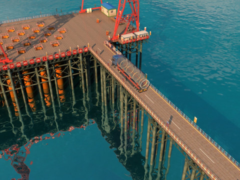 Build a bridge 3D Model