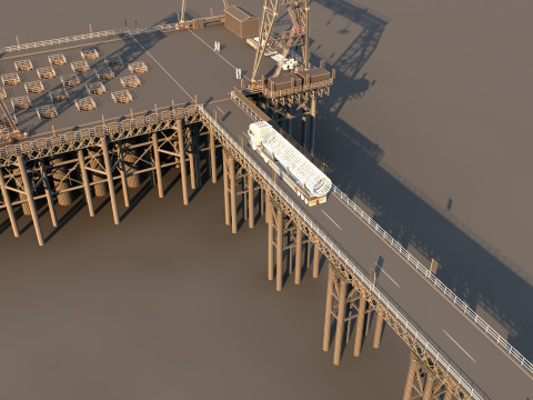 Build a bridge 3D Model