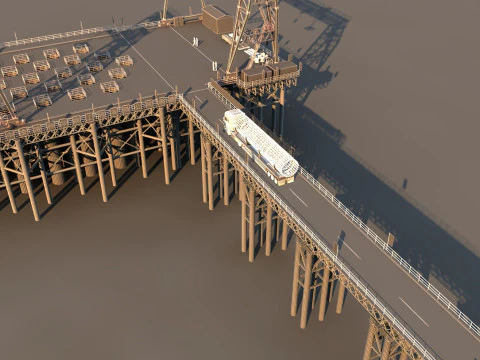 Construa uma ponte Modelo 3D