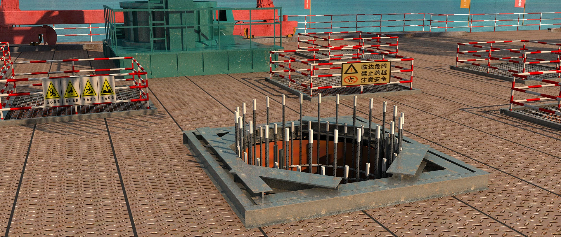 construir un puente Modelo 3D .c4d .max .obj .3ds .fbx .stl .blend 