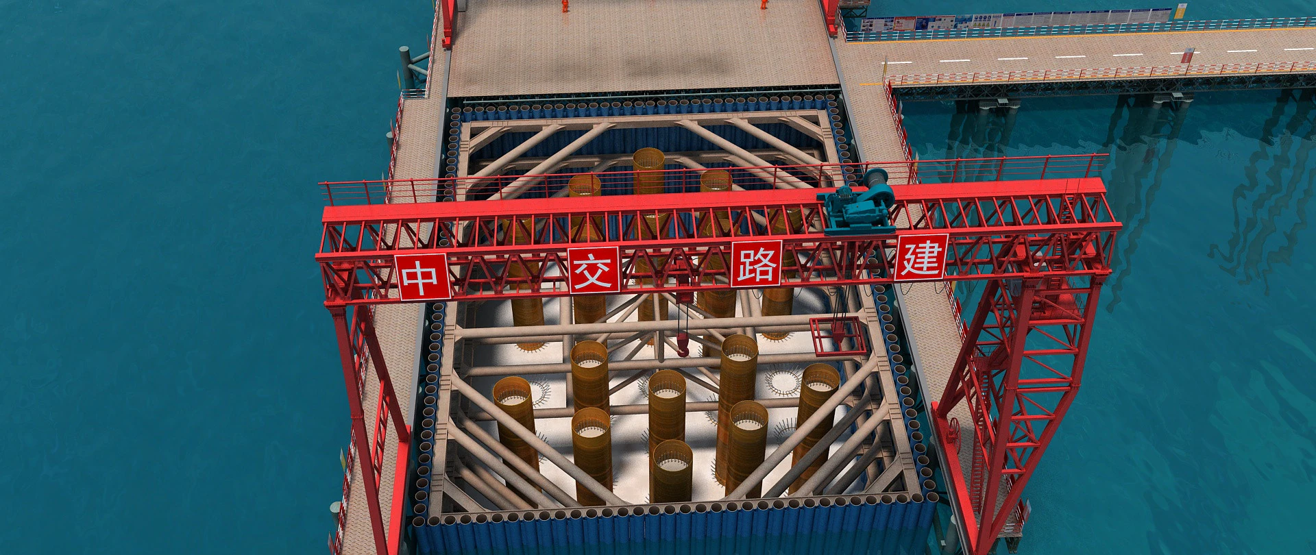 Construa uma ponte Modelo 3D .c4d .max .obj .3ds .fbx .stl .blend 