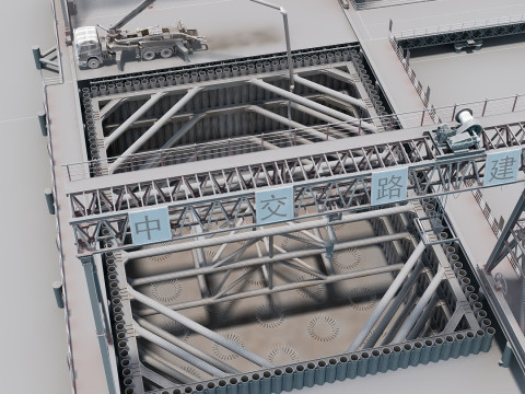 Build a bridge Modello 3D