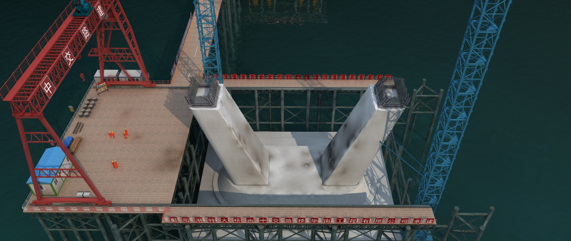 Build a bridge 3D Model .c4d .max .obj .3ds .fbx .stl .blend 
