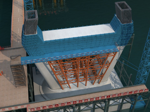 Build a bridge 3D Model