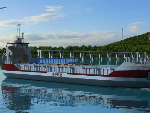 Build a bridge 3D Model