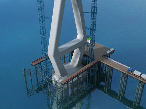 Build a bridge 3D Model